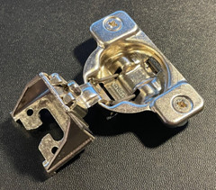 NEW! MEPLA Hinge – 9M – Nickel Face Frame w/ 348.258.00.13 Mounting Plate