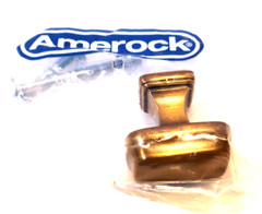 NEW! SET Lot 15 Amerock BP55340 GB Gilded Bronze 1-1/4″ Rectangle Cabinet Knob