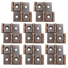 YES Time 8 Pcs 47x47mm Double Acting Hinges Furniture Folding Screen Hinges, Ant