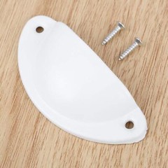 10 Pack Silver Cabinet Pulls Vintage Farmhouse Knobs for Dresser Cupboard
