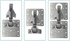 BIG SALE 4x/8x Hinge Repair Plate Stainless Steel Bracket Kit 3.54 x 3.54 inches