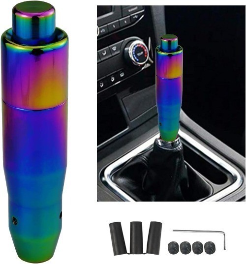1 PC Car Modified Gear Shift Head, 1.37″ x 5.7″ Alloy Exquis Color: Multicolor