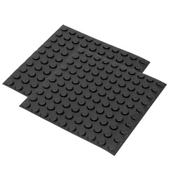 FindTape Self-Adhesive Bumpers: 1/2 in. width x 0.14 in. thick (Black) *100 piec