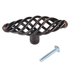 25 PCS Bird Cage Birdcage Kitchen Cabinet Knobs Knob ORB Bronze 76MM 3″ 899-ORB