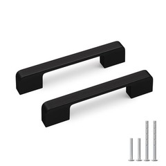 Lepatape 10 Pack 4 Inch(102mm) Black 4 Inch (102 mm) Hole Centers,