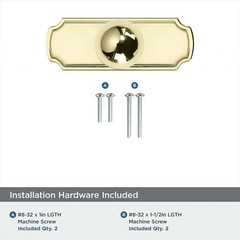 10-Pack Heavy Duty Solid Backplate for Cabinet Knobs Polished Brass Drawer Kn…