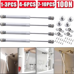 1-10PCS Door Hinge Hydraulic Gas Spring Strut Prop Shock Lift Kitchen Cabinet US