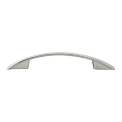 5 Pack Modern Slanted 3-3/4″ Brushed Nickel Kitchen Cabinet Handle Pull P50896BN