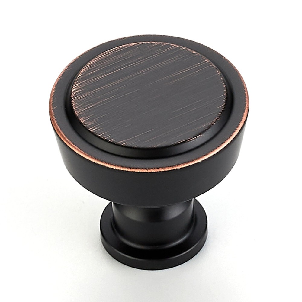 30 Pack Oil Rubbed Bronze Kitchen Cabinet Knobs Single Hole Round Dresser Kno…