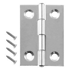 10 PCS 2 Inch Butt Hinge Stainless Steel Folding Cabinet Mini Box Door
