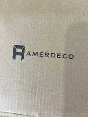 Amerdeco 40 Pack Matte Black Metal Modern Cabinet Handle Pulls 5in 4in CTC