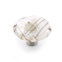 Schaub and Company 31 Ice 1-1/2″ Modern Designer Glass Round – Grey