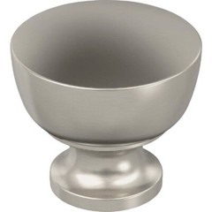 (10)-Amerock Chalice 1.25 In. Dia. Round Satin Nickel Cabinet Knob BP37022G10
