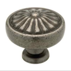 Avante P61813-PI Tumbled Pewter 1 1/4″ Round Cabinet & Drawer Knob