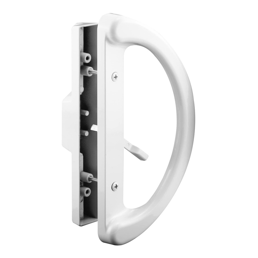 1 Set C 1225 Mortise Sliding Patio Door Handle White Diecast NonKeyed Tool