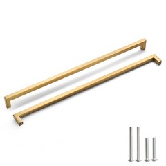 18 Inch 458mm Gold Stainless Steel Square Kitchen Cabinet Pulls 2 PCS