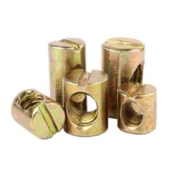 20pack M8 X 15mm Barrel Nuts For Furniture Beds Crib Chairs Zinc Plated