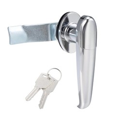 Level Handle Cam Lock Zinc Alloy Chrome Finished L Shape Keys MS308-3