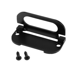 3-inch x 1-3/8-inch Door Drawer Handle Flush Ring Pull Zinc Alloy Black