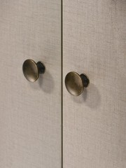 Antique Cupboard Door Knobs Bronze, 12 Pack Round Metal Wardrobe Handles Kitc…