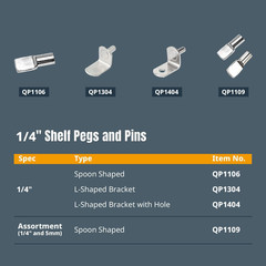 QP1501 5Mm Clear Shelf Pegs 25 Pcs, Shelf Pins Support Pegs for Shelves, Kitchen