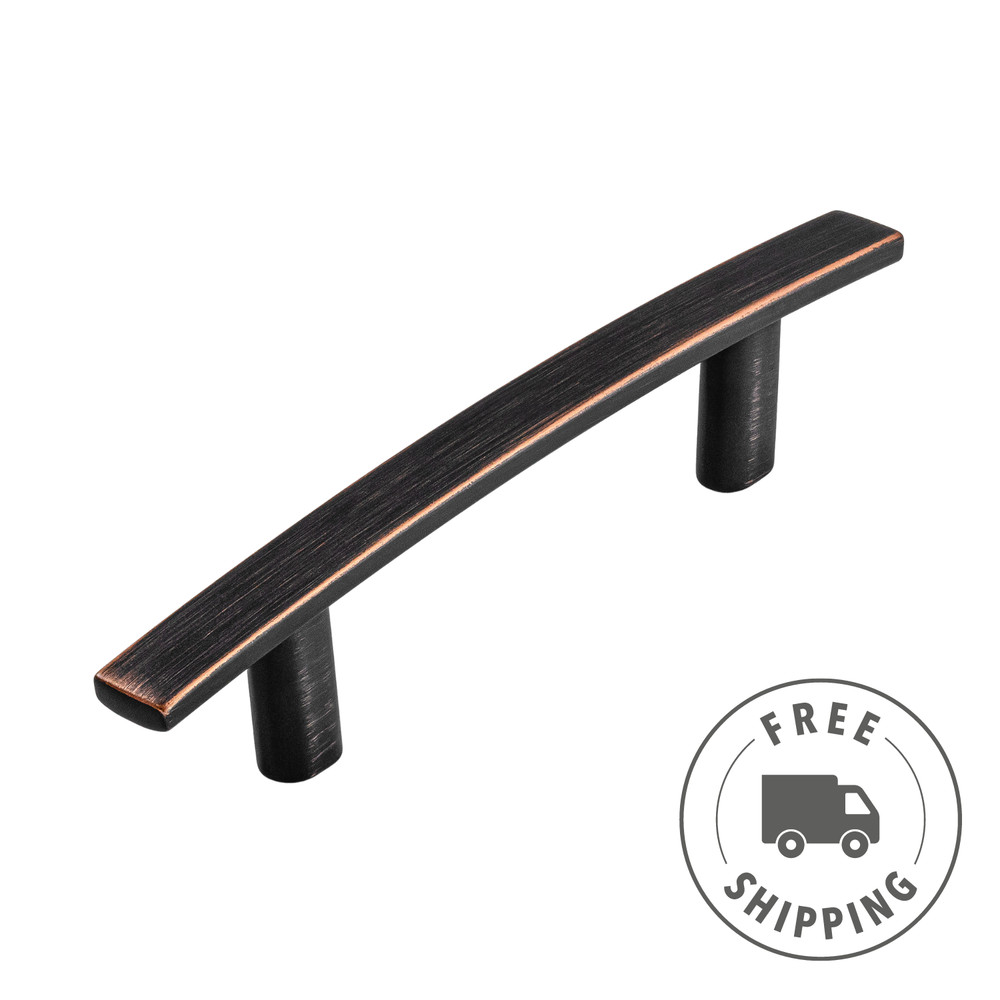 Oil Rubbed Bronze Cabinet Handles 3 Inch CC Arch Pull Handle Cabinet Hardware