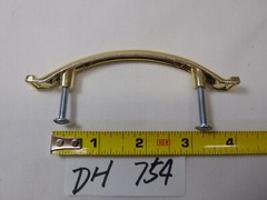 Amerock BP245-3 Polished Brass 3″cc Cabinet Handle Pulls USA Lot of 9