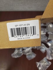 20 Pack Sapphire SP-1071-K-SN-5 Accent Series Modern Cabinet Knob, Satin Nickel