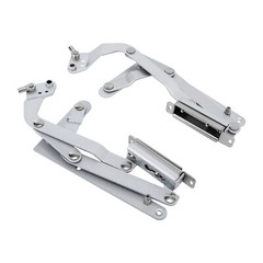 2pcs Cabinet Door Hinges Folding Lift Up Top Vertical Swing Furniture Hardware