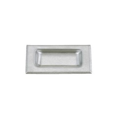 SUGATSUNE ES-611/WO Recessed Pull Handle, Silver, SS 4WRK6