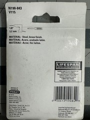 3-pack 4/PC lot National Hardware N190-843 Brass Corner Brace 2-1/2″ x 5/8″