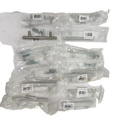 Hardware Resources 156SN Cabinet Drawer Pulls Set of 14 Modern Handles Drawer
