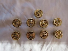 9 – AMEROCK-BP1430-3 Cabinet Knob Polished Brass 1-1/4″