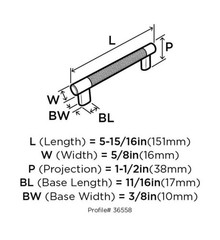 5-1/16 Inch (128 mm) Center-to-Center, Polished Nickel/Stainless Steel