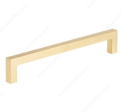 Richelieu Hardware BP873304160 Modern Metal Pull – 873 Satin Brass – 5 pieces