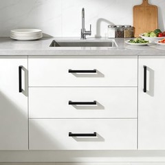 Pack | 5 inch Cabinet Pulls Matte Black – Stainless Steel Drawer 5 Inch 10