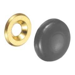 14Pcs, 16.8mm Decorative Caps Cover Nails Zinc Alloy Screw Covers Caps Grey