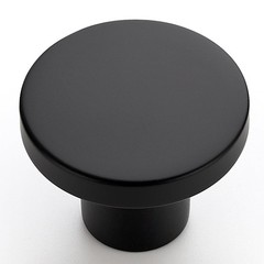 HOME EDIT 10 Pack Black Cabinet Knobs | Solid Zinc, Easy Install, 1.18 Inch