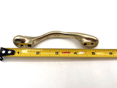 Vintage Lot of 7+3 Amerock Brass 4.75″ Cabinet Handle Pulls Art Deco READ