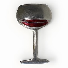 VTG Susan Maugenest San Francisco Wine Glass Cabinet Knob Drawer Pulls Barware