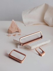 6 Pack Antique Copper Cabinet Pulls 3 Inch 76mm Hole Center Modern Zinc Alloy