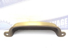 BRUSHED SOLID BRASS – 4″ Cabinet or Drawer Pull w/Matching Screws – (NEW in BAG)