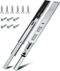 HBL’ 10 Pairs | Soft Close Drawer Slides 22 Inch, Heavy Duty Cabinet Drawer Slid