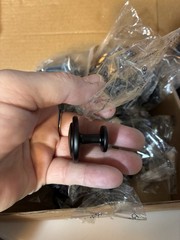 Ravinte 24 Pack Matte Black Kitchen Cabinet Knobs 1-1/4 Inch round Drawer Pulls
