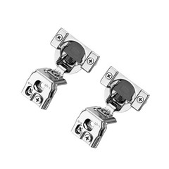 10 Pack 5 Pairs 1-1/2 inch Overlay Soft Close Hinges for Kitchen Cabinet Hinges