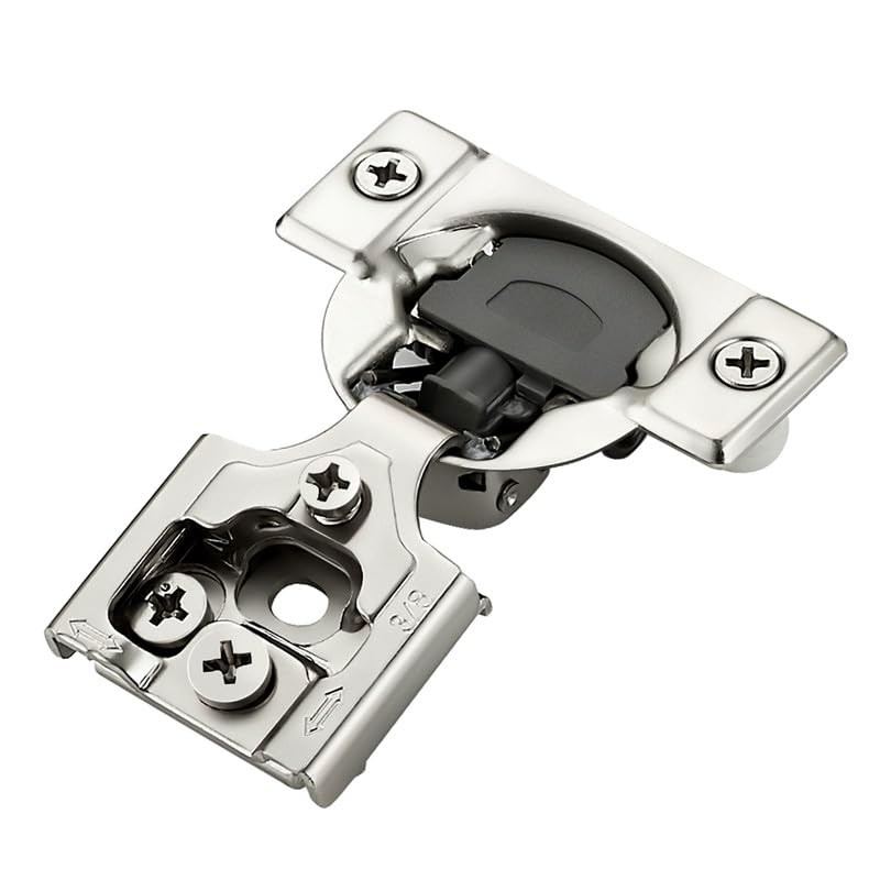 10 Pack 5 Pairs 3/8 Inch Overlay Soft Close Kitchen Cabinet Hinges Hardware Set