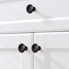 40Pcs Cabinet Door Stainless Steel Handles Drawer Pulls Knobs Bathroom Kitchen