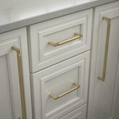 Liberty Drawer Pull 11 in. 288 mm. Decorative Elongated Zinc Bronze (1-Pack)