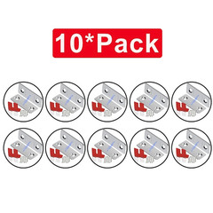 10pcs Magnetic Cabinet Door Catch Ultra Thin Drawer Magnet Lock – NEW