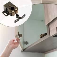 20 Pcs Cabinet Door Latch and Catch 1.46 x 0.31 x 0.59 inches, Cyan